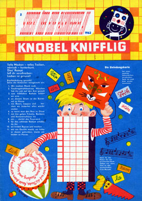 Beilagenheft Frösi Knobel Knifflig 1963/64 