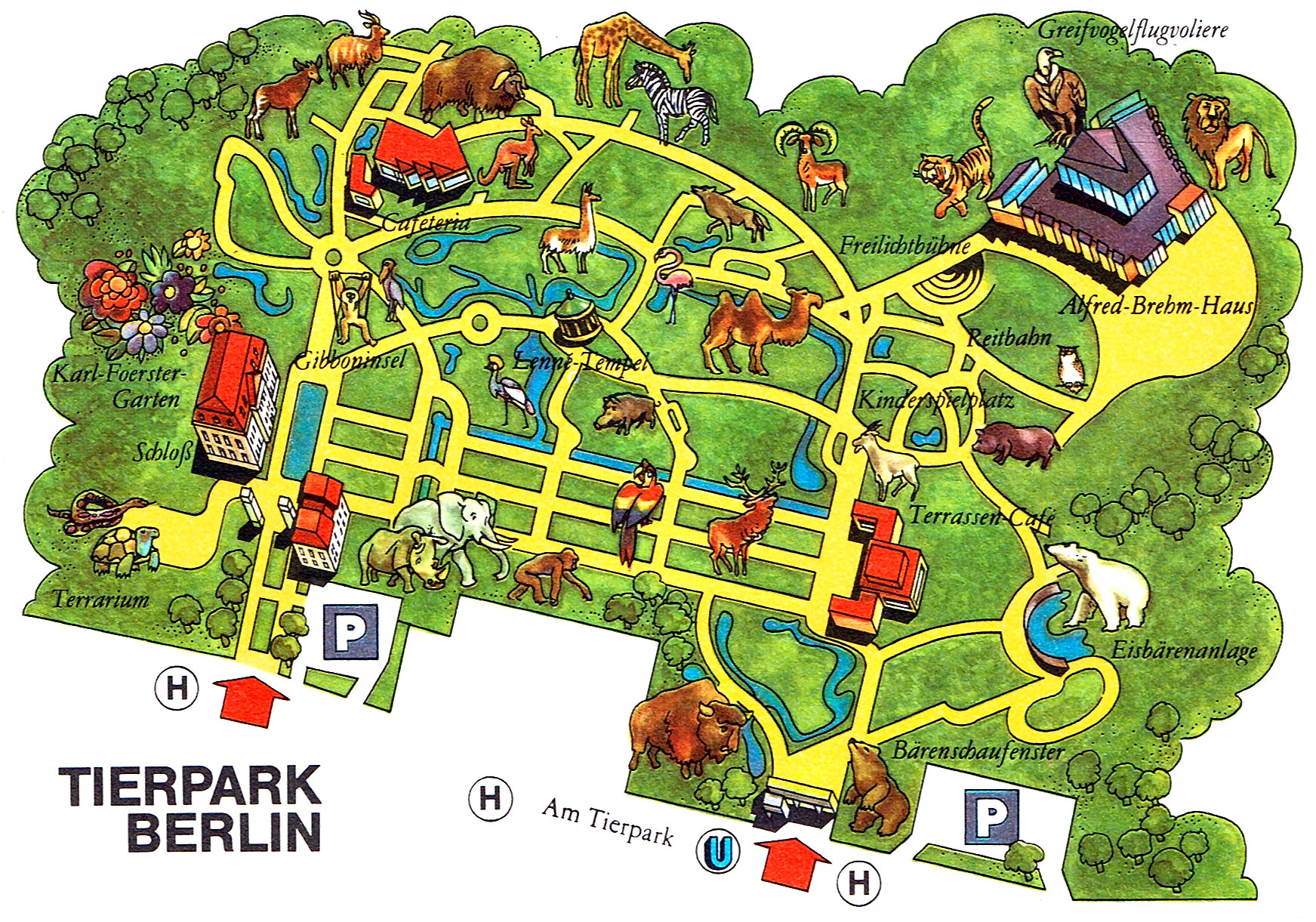 Tierpark Berlin Karte